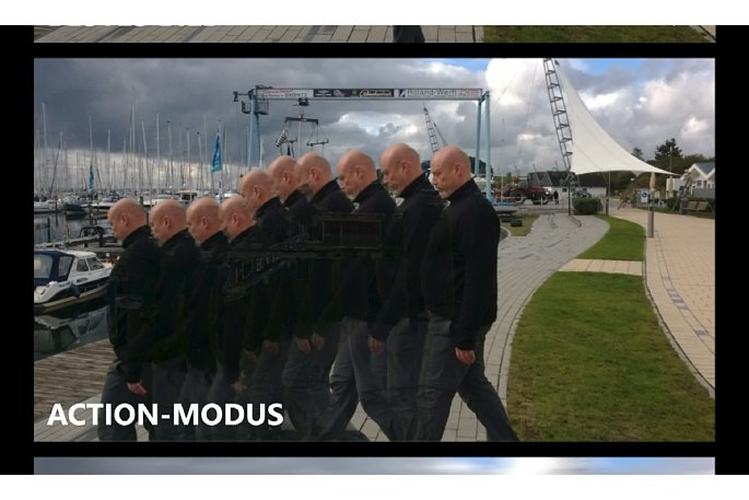 Bild Nokia SmartCam App: "Action-Modus" montiert die bewegten Elemente aus bis zu 10 Fotos einer Serie in ein einziges Foto. [Foto: MediaNord]
