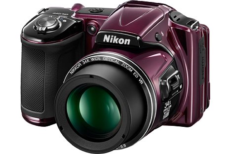Bild Die Nikon Coolpix L830 besitzt ein optisches 34fach-Zoom von 22,5-765 mm samt Bildstabilisator. [Foto: Nikon]