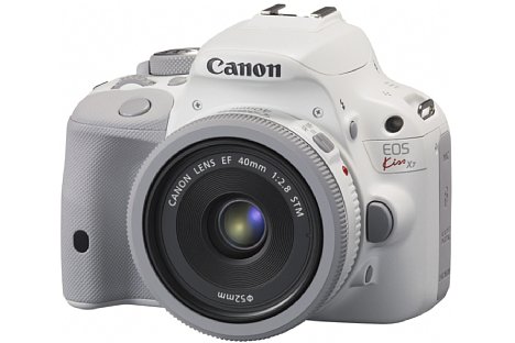 Bild Als Canon Kiss X7 White kam die EOS 100D bereits im November 2013 auf den japanischen Markt. [Foto: Canon]