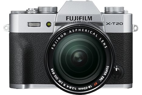 Bild Die Fujifilm X-T20 soll es alternativ auch in Silber-Schwarz geben. [Foto: Fujifilm]