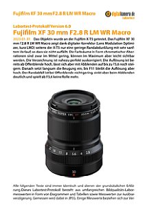 Fujifilm XF 30 mm F2.8 R LM WR Macro mit X-T5 Labortest, Seite 1 [Foto: MediaNord]