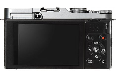 Bild 920.000 Bildpunkte löst der 7,6 Zentimeter große Bildschirm der Fujifilm X-A2 auf. Einen Sucher gibt es nicht. [Foto: Fujifilm]
