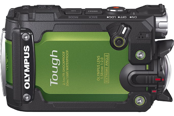Bild Von dieser Seite erinnert der Olympus TG-Tracker an die Touch-Fotokameras des Herstellers. [Foto: Olympus]