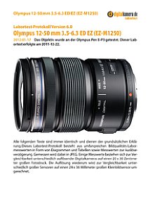 Olympus 12-50 mm 3.5-6.3 ED EZ (EZ-M1250) mit Pen E-P3 Labortest, Seite 1 [Foto: MediaNord]