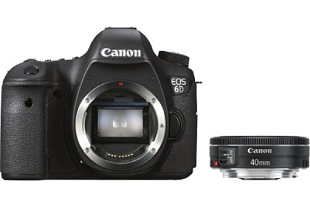Canon EOS 6D mit EF 40mm 2.8 STM. [Foto: Canon]