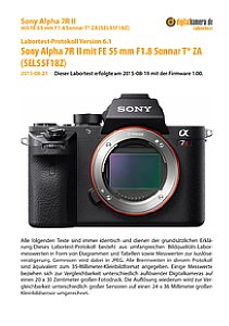 Sony Alpha 7R II mit FE 55 mm 1.8 Sonnar T* ZA (SEL-55F18Z) Labortest, Seite 1 [Foto: MediaNord]
