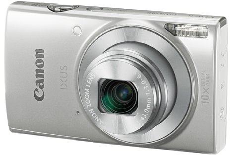 Bild Die Canon Ixus 190 zoomt optisch 10-fach von 24 bis 240 mm und bietet einen optischen Bildstabilisator sowie WLAN, kostet dafür aber auch 180 Euro. [Foto: Canon]