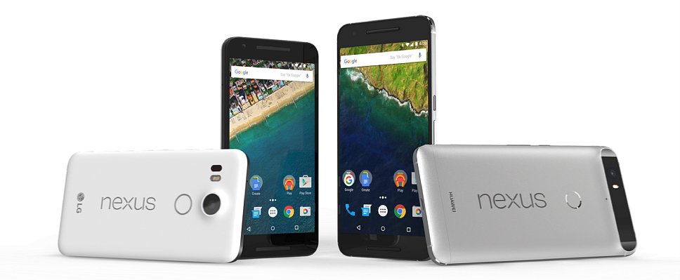 Bild Google Nexus 5X und Nexus 6P im Größenvergleich. [Foto: Google]