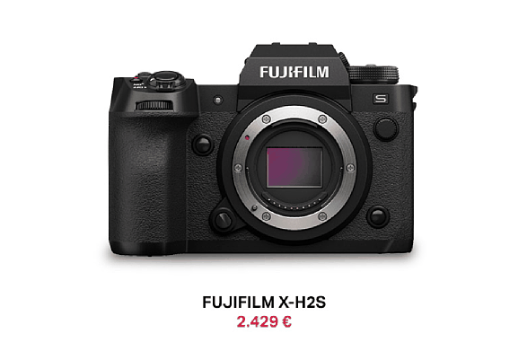 Bild Die Fujifilm X-H2S für 2.429 € bei Calumet. [Foto: Fujifilm/Calumet]