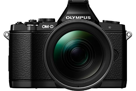 Bild Das Olympus OM-D E-M5 M.Zuiko Pro Kit inklusive M.Zuiko Digital ED 12-40 mm 1:2.8 Pro gibt es nur in Schwarz, es soll knapp 1.500 EUR kosten. [Foto: Olympus]