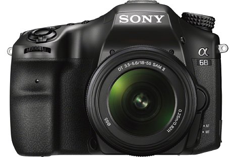 Bild Ab März 2016 soll die Sony Alpha SLT-A68 wahlweise mit oder ohne Setobjektiv 18-55 mm SAM II erhältlich sein. [Foto: Sony]