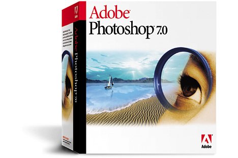 Bild Adobe Photoshop 7.0 von 2002 mit Reparaturpinsel war schon eine sehr leistungsfähige Version, die heute noch von etlichen Anwendern privat genutzt werde dürfte, da sie die letzte "frei kopierbare" Version war und keine Prüfung der Seriennummer erforderte. [Foto: Adobe]