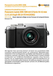 Panasonic Lumix DMC-GX8 mit G Vario 14-42 mm 3.5-5.6 II Asph OIS Labortest, Seite 1 [Foto: MediaNord]