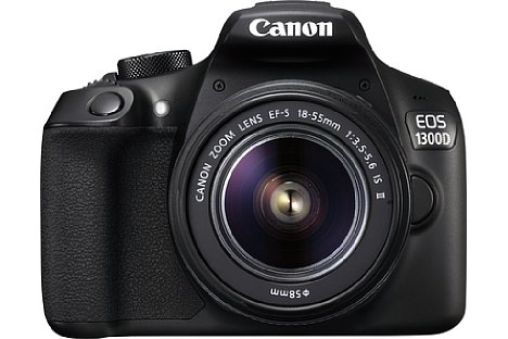 Bild Die Canon EOS 1300D verfügt über einen 9-Punkt-Autofokus sowie eine mit drei Bildern pro Sekunde etwas betagte Serienbildfunktion. [Foto: Canon]