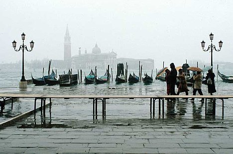 Bild Überschwemmung in Venedig [Foto: Jürgen Rauteberg]