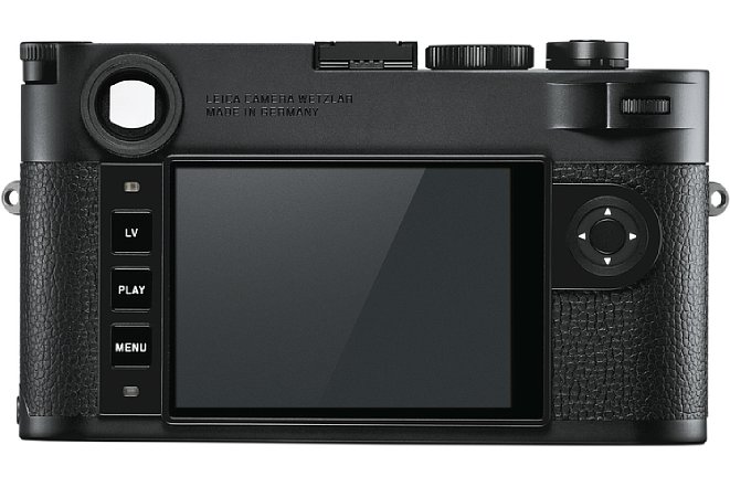 Bild Der Bildschirm der Leica M10 Monochrom besitzt ein kratzfestes Gorilla Glass als Schutz. [Foto: Leica]