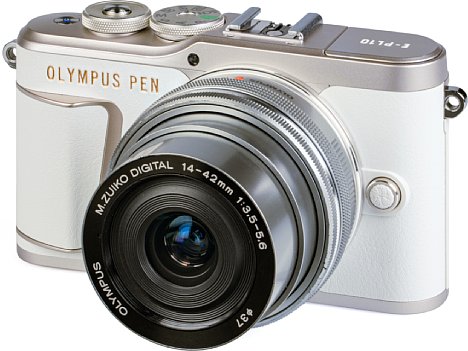 Bild Die Olympus Pen E-PL10 ist eine sehr stylische Einsteiger-Systemkamera, vor allem in der von uns getesteten Farbe. [Foto: MediaNord]