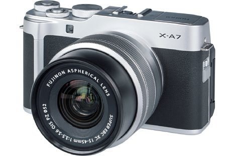 Bild Fujifilm X-A7 mit XC 15-45 mm. [Foto: MediaNord]