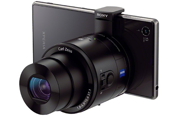 Bild Die Sony SmartShot DSC-QX100 mit ihrem 1 Zoll großen Bildsensor bieten eine richtig gute Bildqualität, hat aber auch ihren Preis. [Foto: Sony]