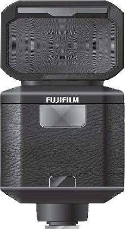 Bild Ein erstes Rendering vom neuen Blitzgerät Fujifilm EF-X500 gibt es schon, das Design soll laut Fujifilm aber noch nicht final sein. [Foto: Fujifilm]