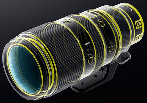 Bild Das Nikon Z 100-400 mm 4.5-5.6 VR S ist mit zahlreichen Dichtungen versehen, die das Eindringen von Staub und Spritzwasser verhindern sollen. [Foto: Nikon]