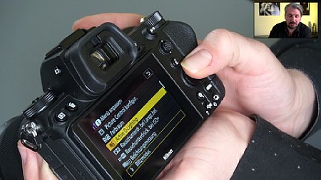 Manuel Quarta im Schulungs-Videos "Nikon Z-System im Detail", Kapitel "Das i-Menü anpassen". [Foto: MediaNord]