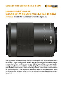 Canon EF-M 55-200 mm 4.5-6.3 IS STM mit EOS M5 Labortest, Seite 1 [Foto: MediaNord]
