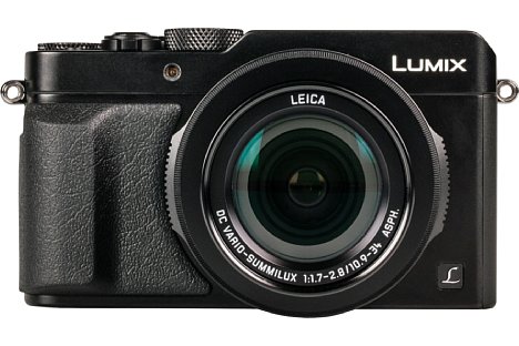 Bild Das Objektiv der Panasonic Lumix DMC-LX100 beeindruckt vor allem mit seiner hohen Lichtstärke von F1,7 bis F2,8. Vom 16 Megapixel auflösenden Micro-Four-Thirds-Sensor wird nur ein Teilbereich mit maximal 12,8 Megapixeln Auflösung benutzt. [Foto: MediaNord]