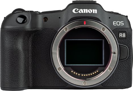Bild Auch an der Canon EOS R8 wirkt das Metallbajonett wuchtig und ist fast bündig mit der Bodenplatte. [Foto: MediaNord]