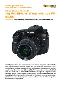 Sony Alpha SLT-A57 mit DT 18-55 mm 3.5-5.6 SAM Labortest, Seite 1 [Foto: MediaNord]