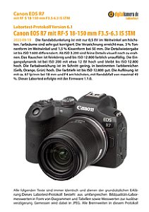 Canon EOS R7 mit RF-S 18-150 mm F3.5-6.3 IS STM Labortest, Seite 1 [Foto: MediaNord]