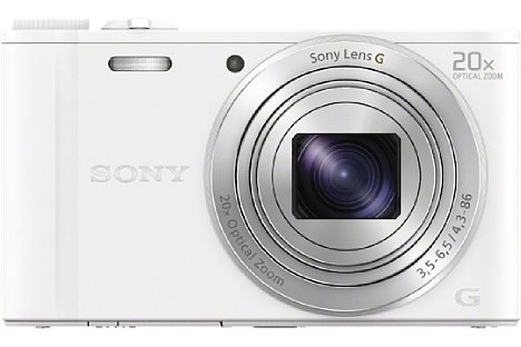 Bild ... und in Weiß geben. Für knapp 300 EUR soll die Sony Cyber-shot DSC-WX350 ab März 2014 erhältlich sein. [Foto: Sony]