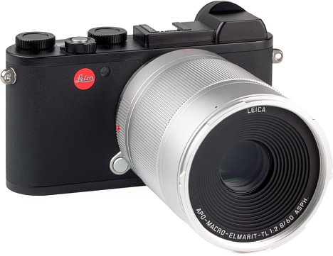Bild Das Leica Apo-Macro-Elmarit-TL 1:2,8/60 mm Asph. besitzt zwar ein Metallgehäuse, zwischen Linsen und Gehäuse (Silber) kommt jedoch reichlich Kunststoff (Schwarz) zum Einsatz. [Foto: MediaNord]