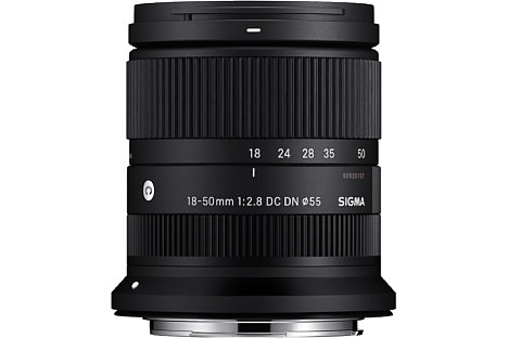 Bild Das Sigma 18-50 mm F2.8 DC DN Contemporary kommt als erstes im Juli 2024 mit Canon-RF-Bajonett auf den Markt. [Foto: Sigma]