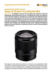 Sony FE 35 mm F1.8 (SEL35F18F) mit Alpha 7R IV Labortest, Seite 1 [Foto: MediaNord]