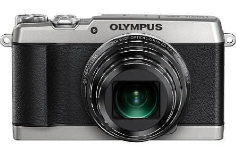 Bild Die Olympus Stylus SH-1 besitzt allerdings einen 1/2,3" kleinen Bildsensor mit 16 Megapixeln Auflösung, wie er in vielen Kompaktkameras üblich ist. [Foto: Olympus]