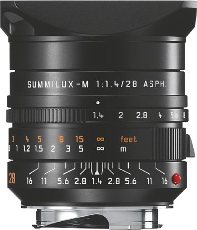 Bild Das Leica Summilux-M 1.4/28 mm Asph. ergänzt die bisher aus 21, 24, 35 und 50 mm bestehende F1,4 lichtstarke Objektivserie. [Foto: Leica]