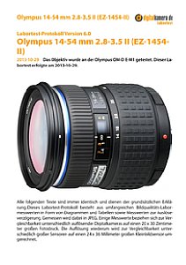 Olympus 14-54 mm 2.8-3.5 II (EZ-1454-II) mit OM-D E-M1 Labortest, Seite 1 [Foto: MediaNord]