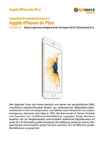 Apple iPhone 6s Plus Labortest, Seite 1 [Foto: MediaNord]