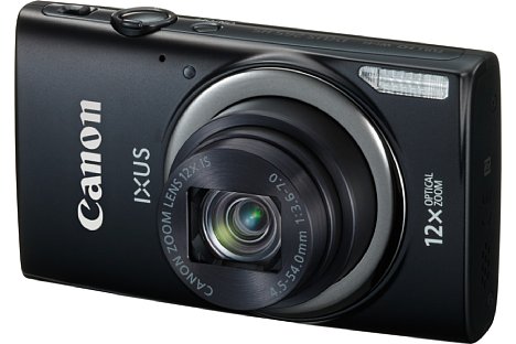 Bild Die Canon Digital Ixus 265 HS besitzt ein optisches 12-fach-Zoom von umgerechnet 25-300 Millimeter Brennweite sowie einen 16 Megapixel auflösenden BSI-CMOS-Sensor.  [Foto: Canon]