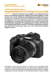 Canon EOS R10 mit RF-S 18-150 mm F3.5-6.3 IS STM Labortest, Seite 1 [Foto: MediaNord]