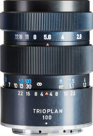 Bild Das Meyer-Optik-Görlitz Trioplan f2,8/100 mm ist eines der Objektive, die ab Sommer 2019 als Neuauflage angeboten werden sollen. [Foto: Meyer-Optik-Görlitz]