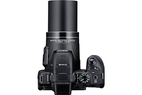 Bild Das beeindruckende 60-fach-Zoom der Nikon Coolpix B700 deckt einen kleinbildäquivalenten Brennweitenbereich von 24 bis 1.440 Millimeter ab. [Foto: Nikon]