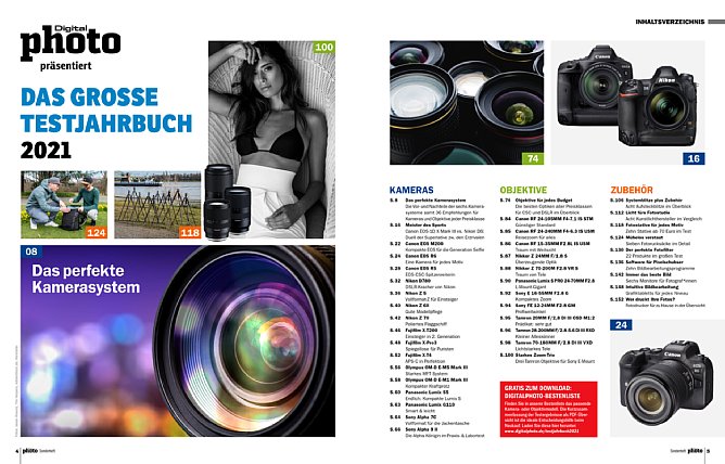 DigitalPhoto-Sonderheft 'Das große Testjahrbuch 2021 – Ihr kompletter Einkaufberater'. [Foto: Falkemedia]