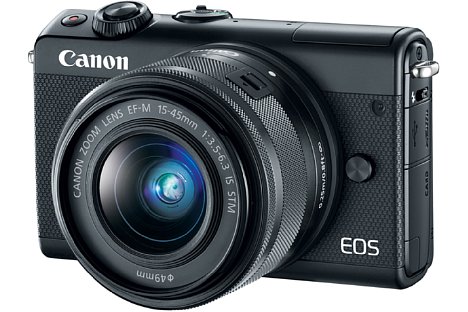 Bild Mit 108 x 67 x 35 mm fällt die Canon EOS M100 äußert kompakt aus, zudem wiegt sie, ohne Objektiv, nur knapp über 300 Gramm. [Foto: Canon]