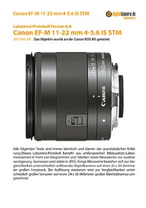 Canon EF-M 11-22 mm 4-5.6 IS STM mit EOS M5 Labortest, Seite 1 [Foto: MediaNord]
