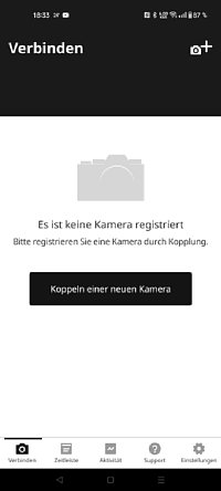 Bild Fujifilm XApp – Bluetoothkopplung Schritt 1. [Foto: MediaNord]