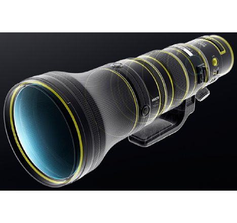 Bild Für die nötige Robustheit sorgen beim Nikon Z 800 mm F6.3 VR S zahlreiche Dichtungen, zudem ist die Frontlinse mit einer schmutzabweisenden Fluorvergütung versehen. [Foto: Nikon]