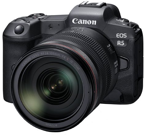 Bild Canon EOS R5 mit RF 24-105 mm 4L IS USM. [Foto: Canon]