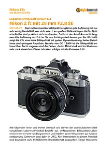 Nikon Z fc mit Z 28 mm F2.8 SE Labortest, Seite 1 [Foto: MediaNord]